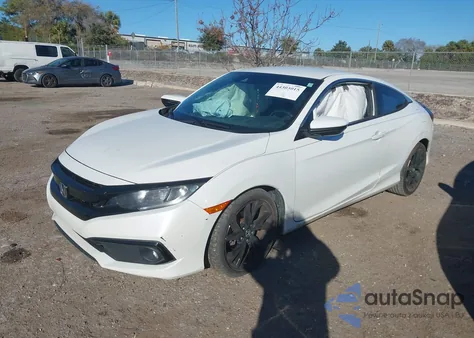 2020 Honda Civic Sport z USA, uszkodzony, nr VIN 2HGFC4B84LH300086